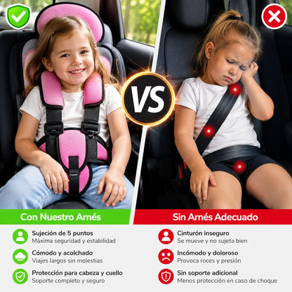 📢📢 ¡¡50% DE DESCUENTO AHORA!! ⏰ Silla de coche portátil: segura, cómoda y plegable, apta para niños de 0 a 12 años, perfecta para viajes, vuelos y trenes 🧒✨