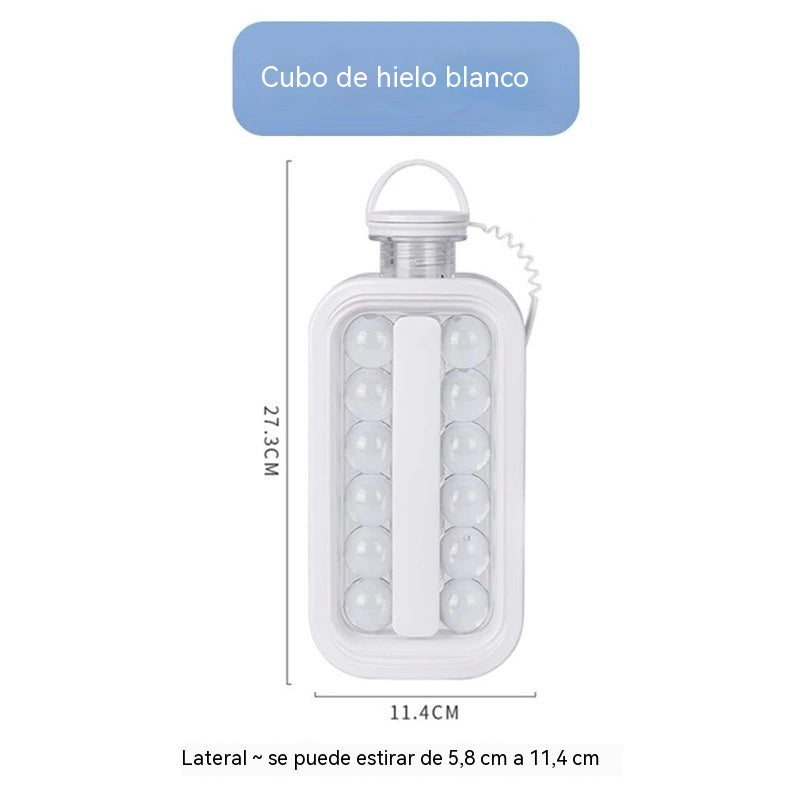 🎁🎁Botella para hacer esferas de hielo con molde integrado, apta para uso alimentario