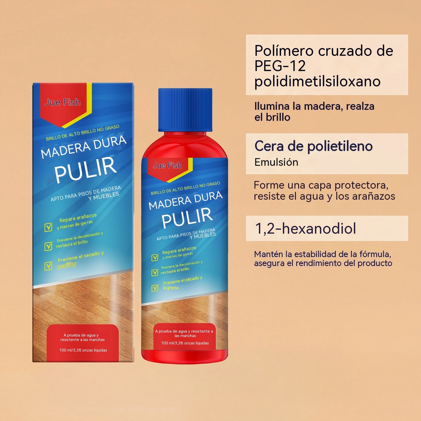 ¡Compra 1 y llévate 1 gratis! 🔥 Compuesto para pulir pisos de madera dura