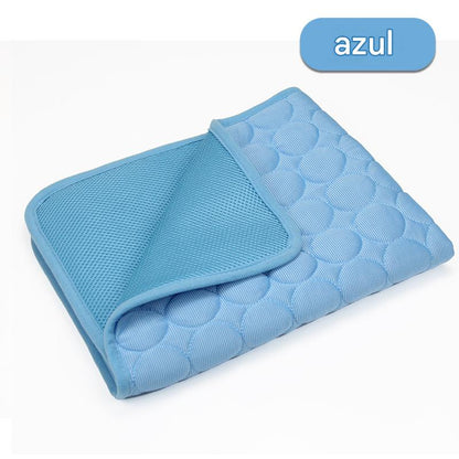 🧊⚡ ¡Rebajas de verano! Alfombrilla refrescante para mascotas (sin agua) – Tejido Oxford transpirable, apta para cualquier cama o jaula.