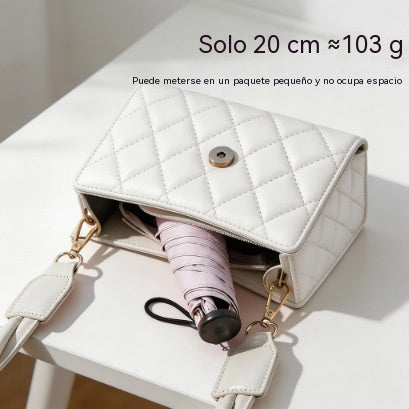 🌂🌂 Paraguas portátil ultraligero para todo tipo de clima con protección UV.