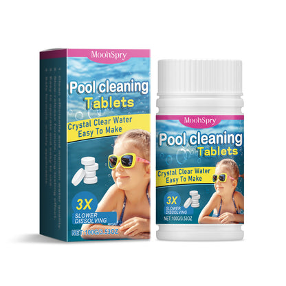 🏊‍♂️ Pastillas limpiadoras para piscinas para un agua cristalina: ¡Echa unas gotas, disuelve y sumérgete! 🌊✨