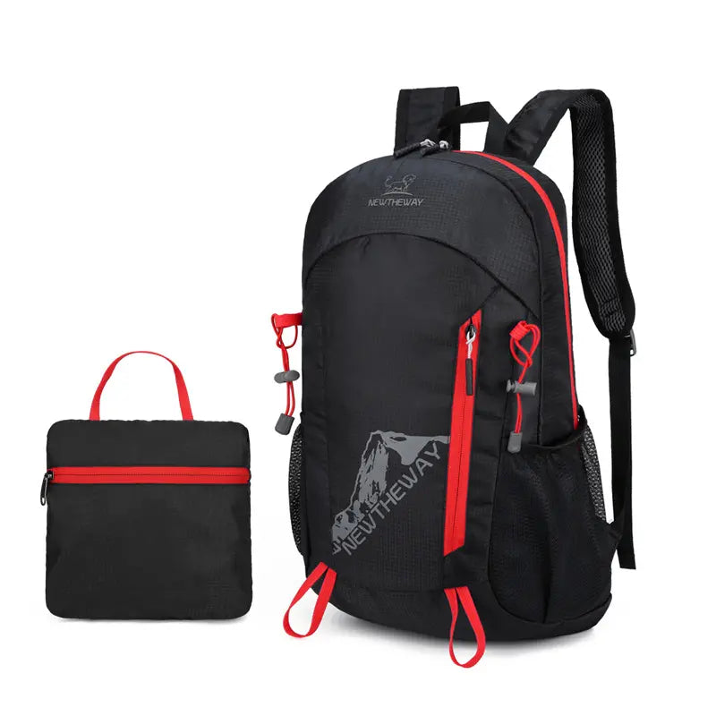 Mochila, mochila plegable para exteriores, mochila de senderismo ligera y resistente al agua.