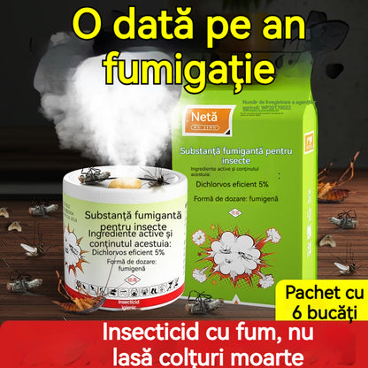 🚫🦟🪳【12 piezas】Potente niebla insecticida que no deja ningún rincón sin tocar！💨