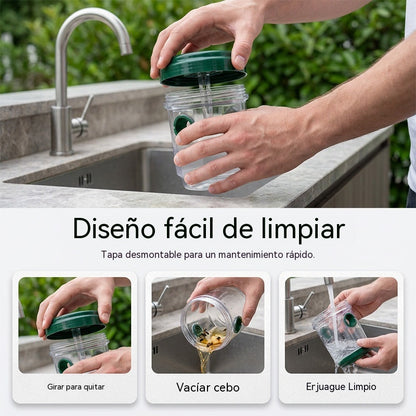 🐝☀️ Trampa solar para avispas para terraza y jardín 🔋🌿 – eficaz, recargable y resistente a la intemperie – sin productos químicos, para hasta 500 m² – ¡ahorra ahora!