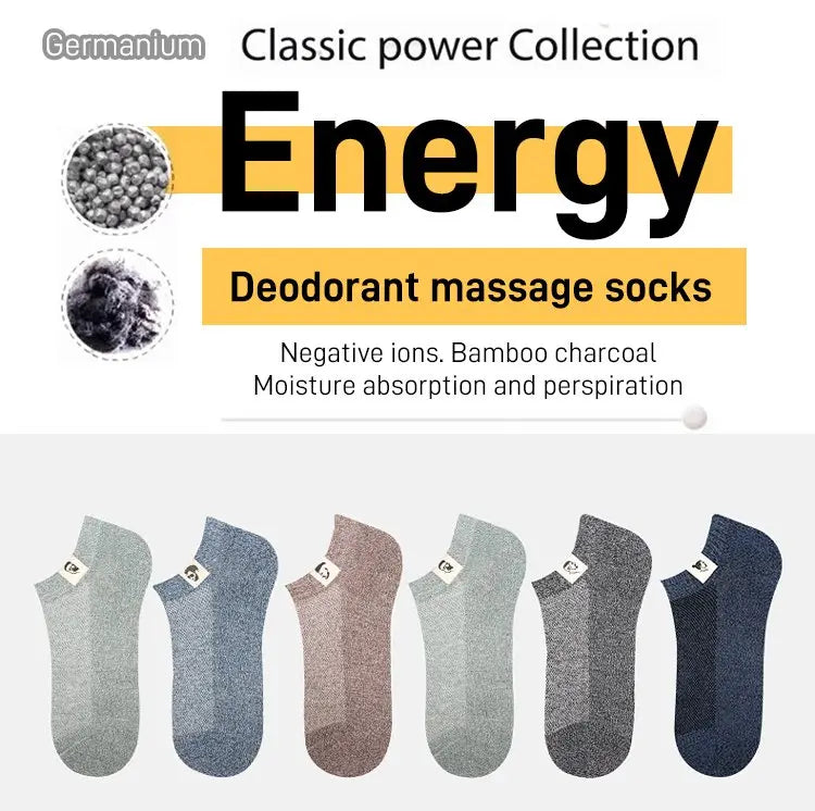 🔥🧦【10 pares】(Tallas 35-48) Calcetines cortos transpirables y resistentes al olor para hombre, nuevos para el verano