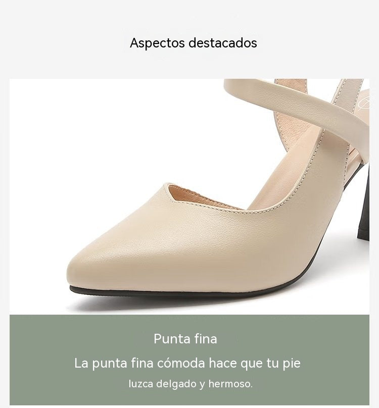 🔥【35-42】👠Nuevos tacones altos multifuncionales y cómodos (aumento de altura de 7 cm)