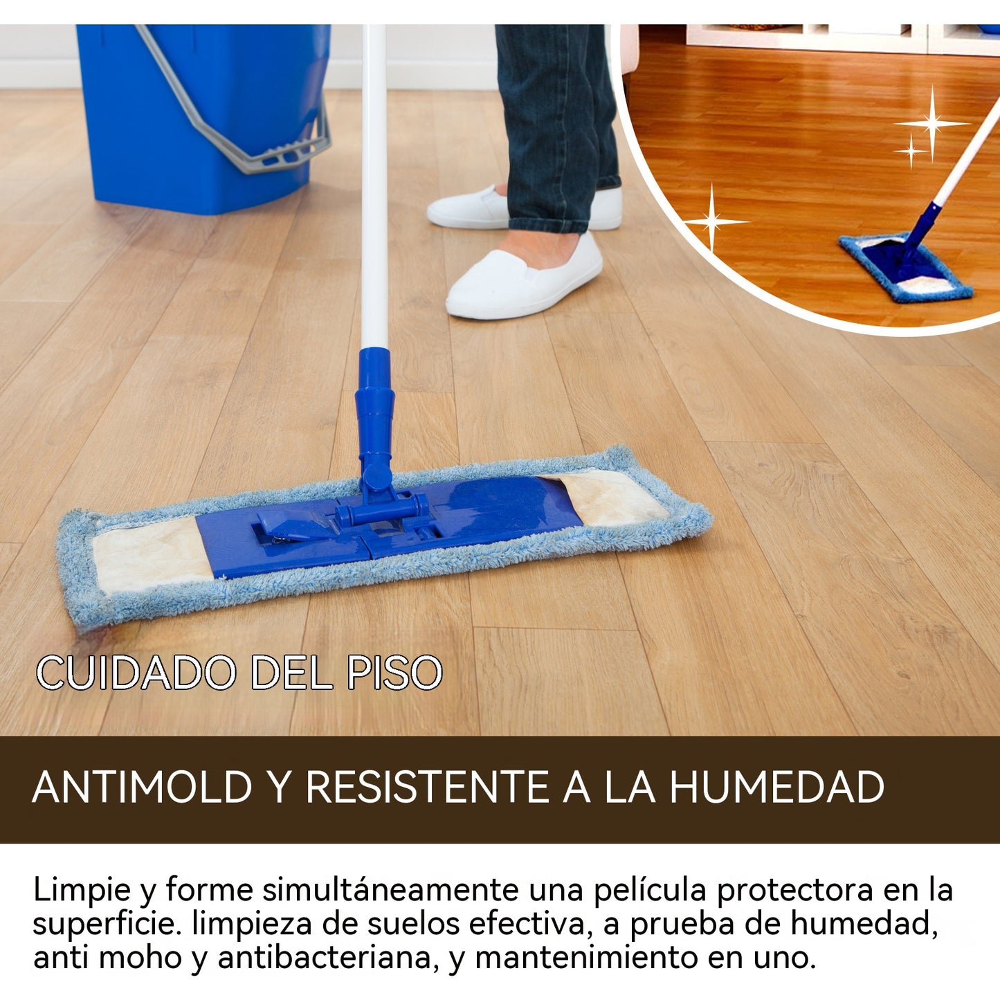 [50%OFF] 🔥Spray de cera de abeja natural micromolecular para el cuidado de muebles, mantenimiento y pulido de suelos.