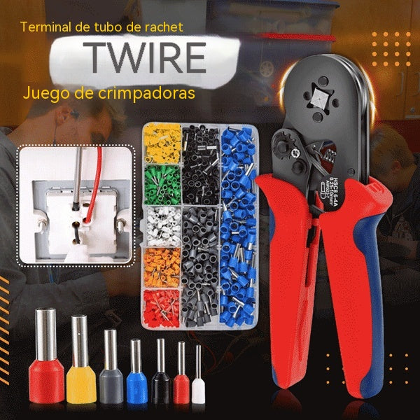 👍【Alicates+800pcs】Alicates para prensar extremos de tubos