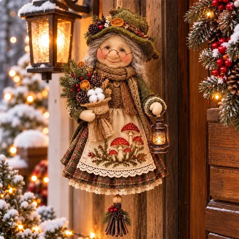 🎄❤️Roztomilá, praktická a přenosná dekorace „Good Luck Granny“ – dodá špetku hřejivé atmosféry.