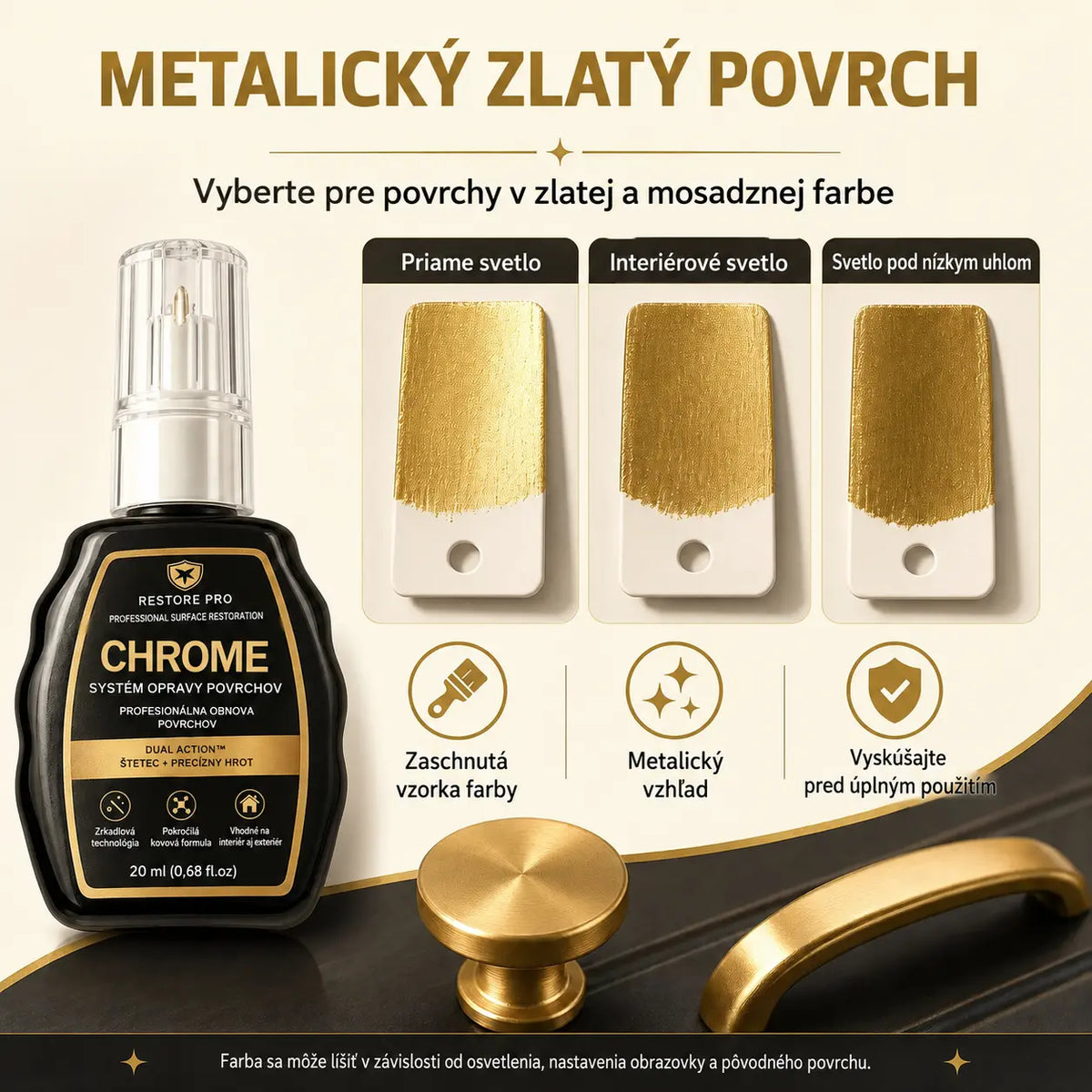 ✨ Sada na obnovu chrómu — pomáha odstrániť oxidáciu a obnoviť kovový lesk na vhodných povrchoch.