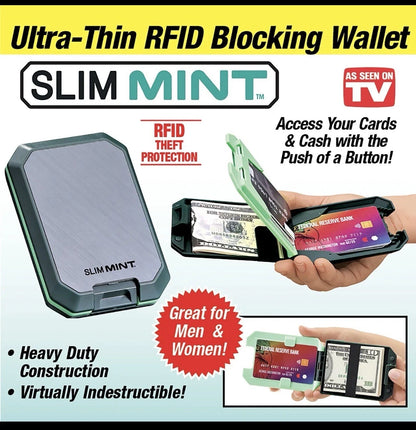 🔥Cartera inteligente antirrobo RFID: diseño elegante, ligero y seguro para tus tarjetas y efectivo
