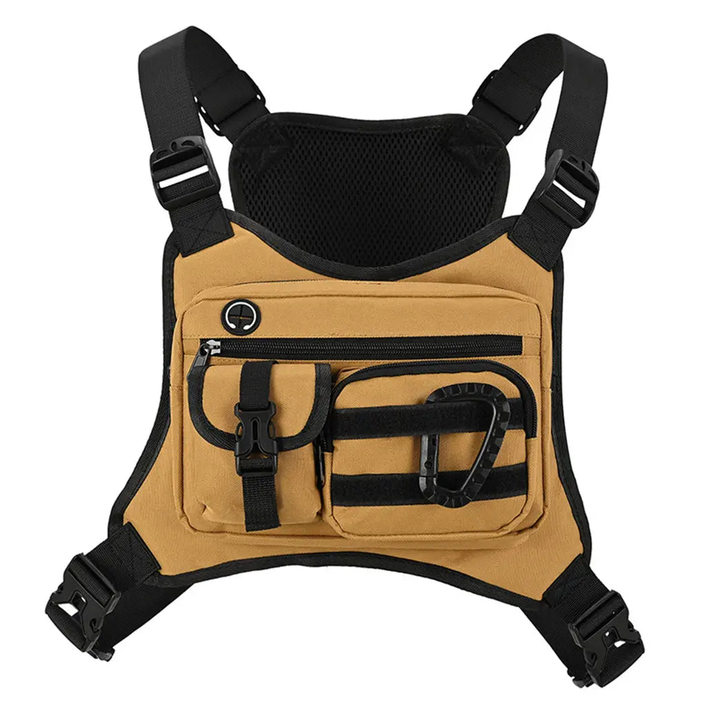 📢📢 ¡50% DE DESCUENTO! ⏰ Bolsa táctica de pecho para hombre para ciclismo al aire libre