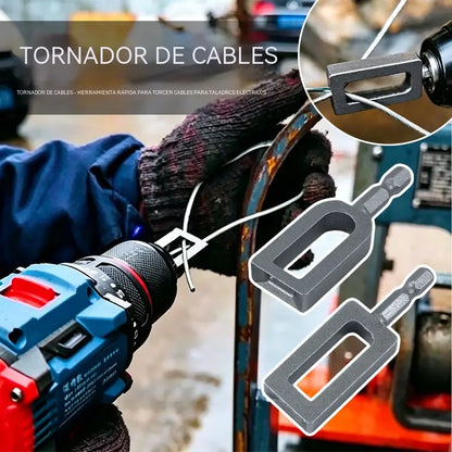 【Paquete de 5】⚡ Enrollador de alambre para taladro – Enrollador de alambre rápido y herramienta para construir cercas🔧