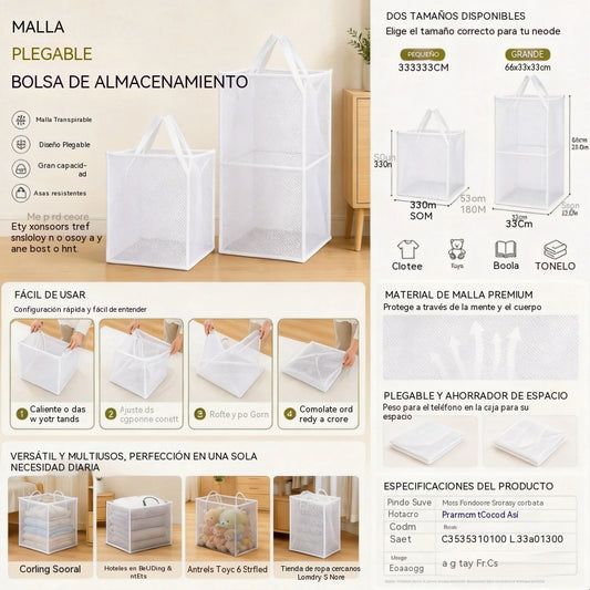 [2 piezas 28 euros]🎁 Organizador de armario plegable: ¡perfecto para ropa, juguetes, mantas y mucho más! 🧸👕📦