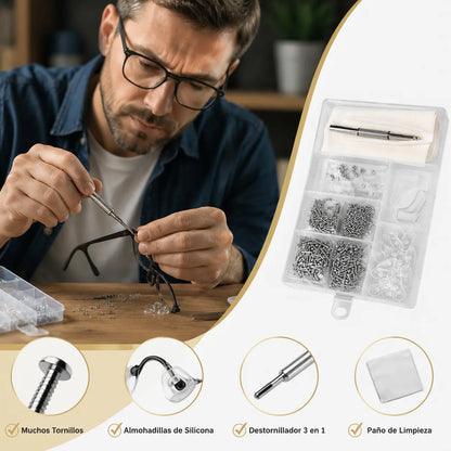 🔧Kit de reparación de almohadillas nasales para gafas