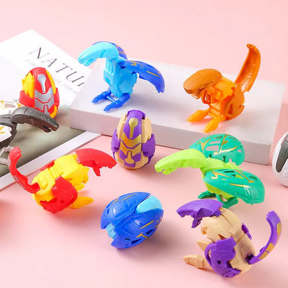 🎁8 juguetes por solo 23 euros🦖Juguete infantil realista de huevo de dinosaurio transformable