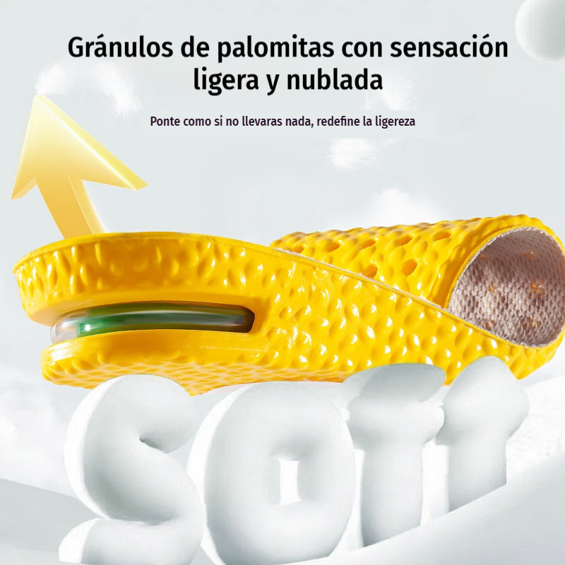 💥【Compra uno y llévate otro gratis】2 pares 👟Plantillas cómodas con cojín de aire y efecto de aumento de estatura 📈