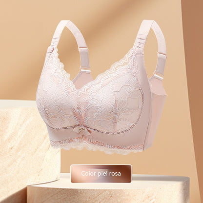 🔥Nuevo sujetador cómodo para mujer con soporte lateral, efecto anticaída, lifting y moldeador.