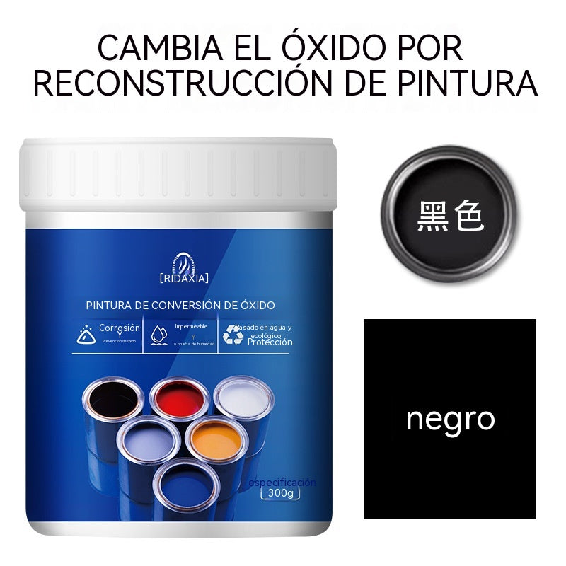 Pintura convertidora de óxido resistente a la intemperie: repara el metal oxidado (¡sin necesidad de frotar!).