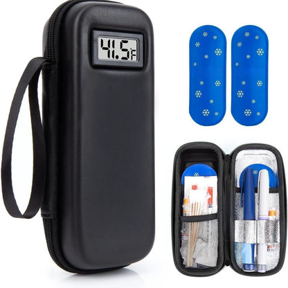 🧑‍⚕️Estuche de viaje para enfriar insulina con pantalla de temperatura