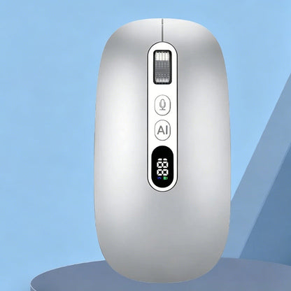 🖱️ Ratón inalámbrico inteligente con voz e IA: 1600 palabras/minuto, centro de traducción, ergonómico ✨