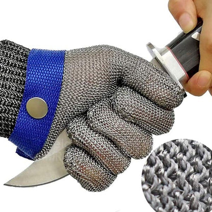 🔥🧤Guante metálico de acero inoxidable apto para uso alimentario