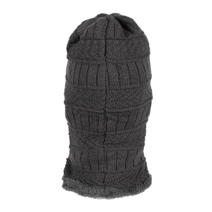 Gorro de lana grueso de una sola pieza, resistente al viento, para exteriores.