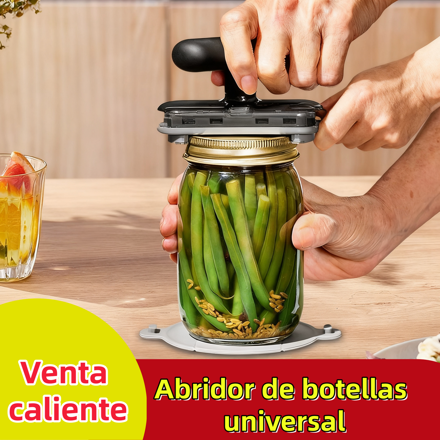 🔥【2 piezas】🥫Abridor de botellas multifuncional, utensilio de cocina para el hogar.