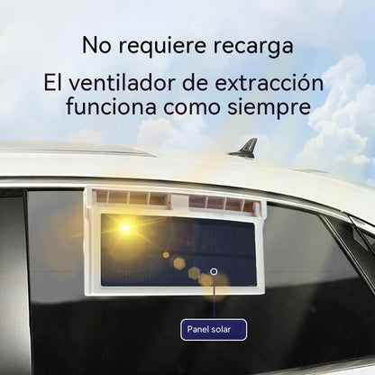 🌀Ventilador de escape para coche alimentado por energía solar