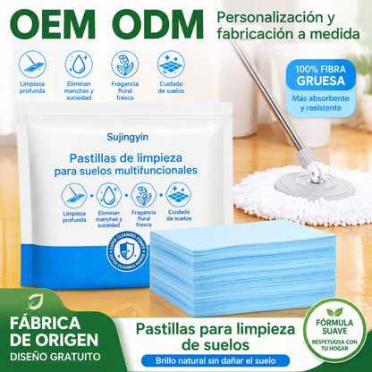 🔥【5cajas/150 piezas】🥳 ¡El más vendido en 2026! 🥳💞 ¡Más de 50.000 unidades vendidas! ✨ Toallitas limpiadoras de suelos solubles en agua: limpian y dan brillo a todos tus suelos. 🧹💧