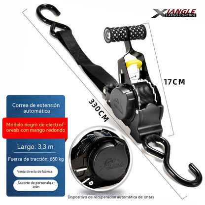 🎁🎁Correas de sujeción con retracción automática para coches y motocicletas, correas tensoras con retracción automática.