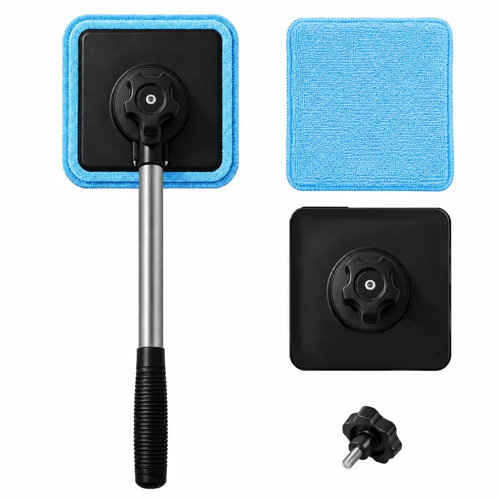 🚗🧼Limpiador de parabrisas magnético dual para automóviles | Kit de limpieza sin rayas para lunas de coche