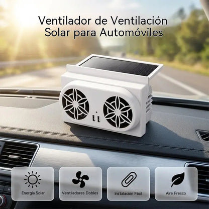 50%OFF🌀Ventilador para coche alimentado por energía solar