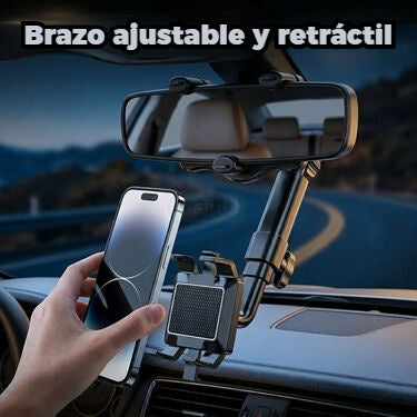 💯【2 piezas】Soporte giratorio para móvil de coche para navegación, grabación en directo, selfies y visualización de vídeos.