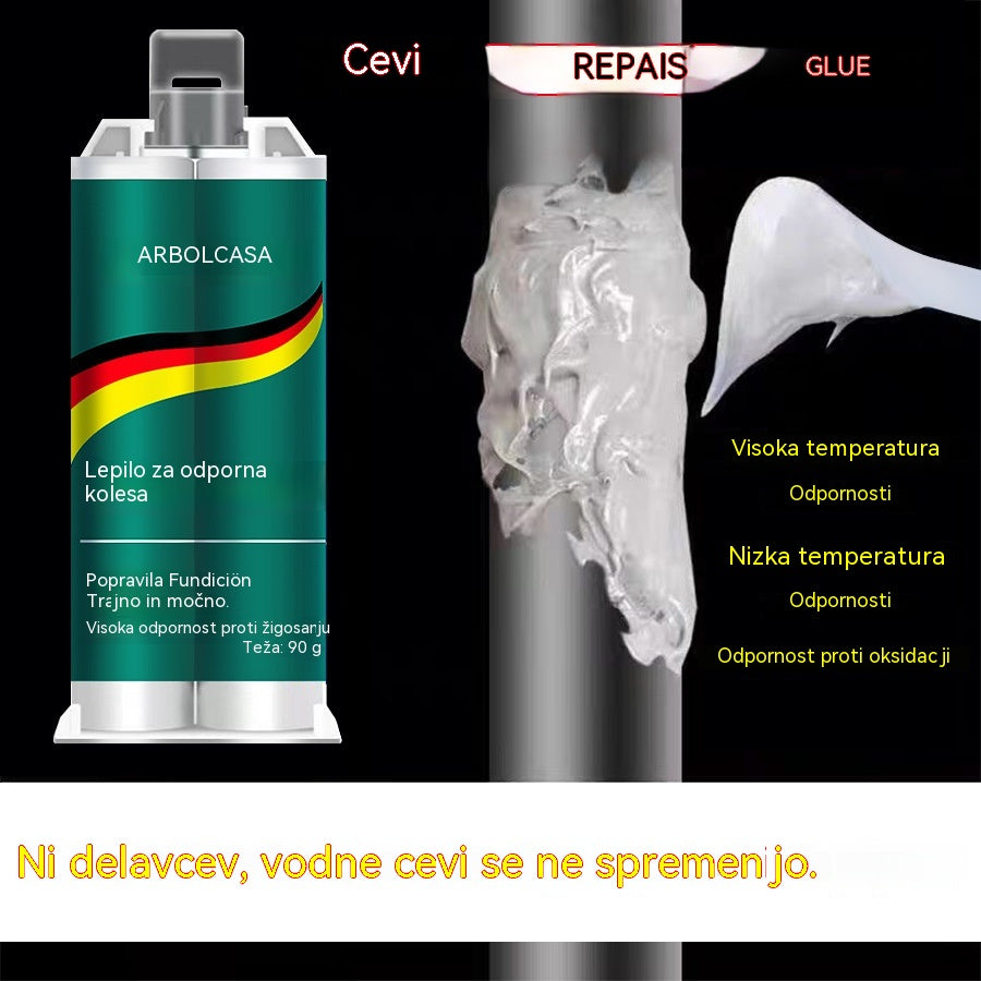 【Komplet 3 kosov】🔥50 % popusta za omejen čas! 🛠️Visoko trdno lepilo za popravilo kovin AB