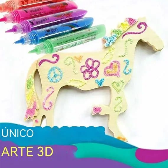 🎁【Compra 1 y llévate otro gratis】Bolígrafo de impresión 3D para niños: dibujo con burbujas tipo palomitas (DIY)