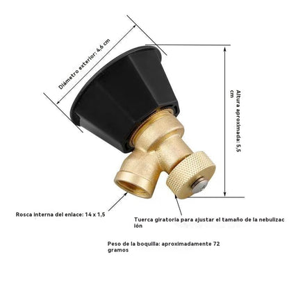 💦【2 piezas】Boquilla de riego ajustable para pulverizadores agrícolas🌾