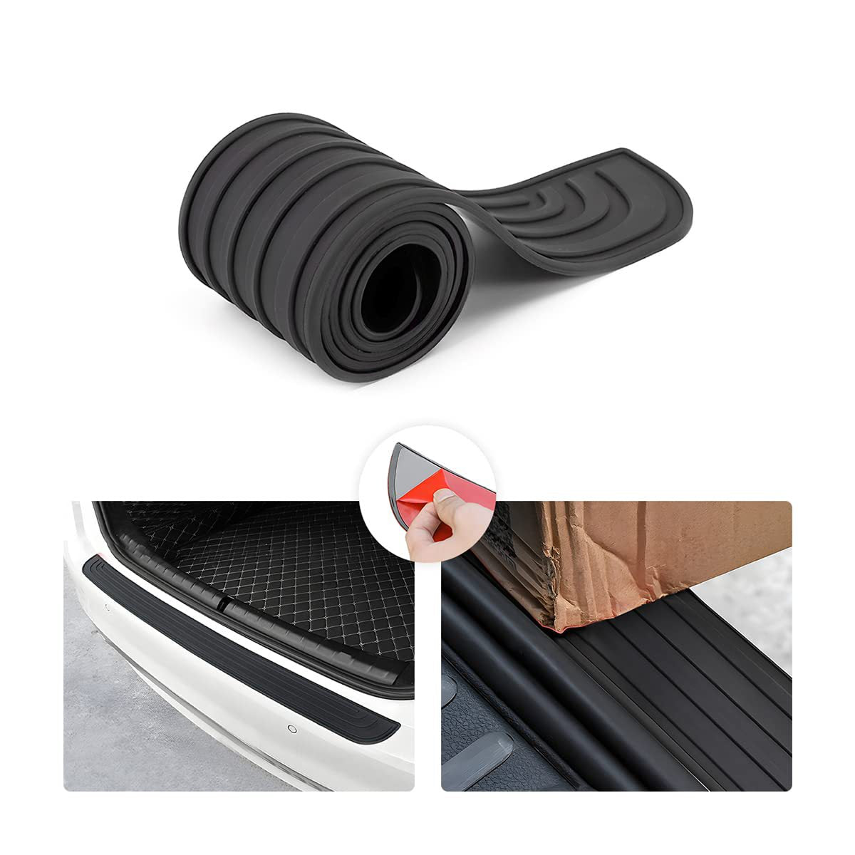 🚗🚗Tiras para maletero/umbral, pegatinas de protección para el coche, tiras de protección anticolisión y antirayaduras