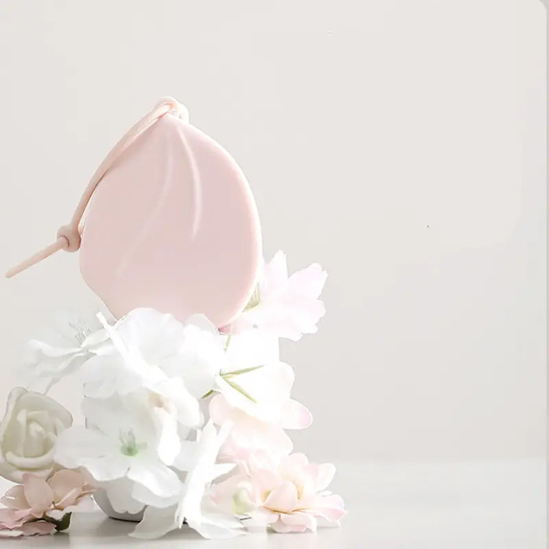 Jabonera portátil, jabón de doble capa con aroma floral, jabón desechable