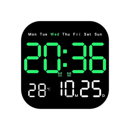 【 ¡Más de 50.000 unidades vendidas! 】 Reloj digital para el hogar y la oficina: ¡despierte suavemente y olvídese de las alarmas molestas! Brillo ajustable, funcionamiento silencioso por la noche.