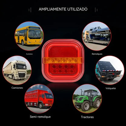 （2 paquetes）🚦【Universal 12V/24V】🚦 Luces LED para remolque de coche