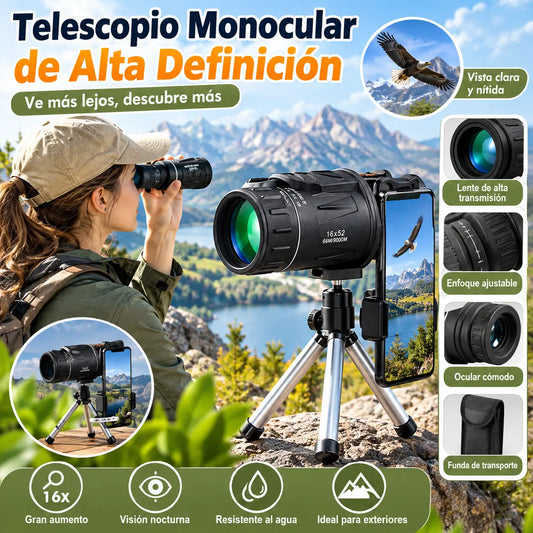 Monocular de visión nocturna de alta ampliación y alta definición, modelo nuevo 2026