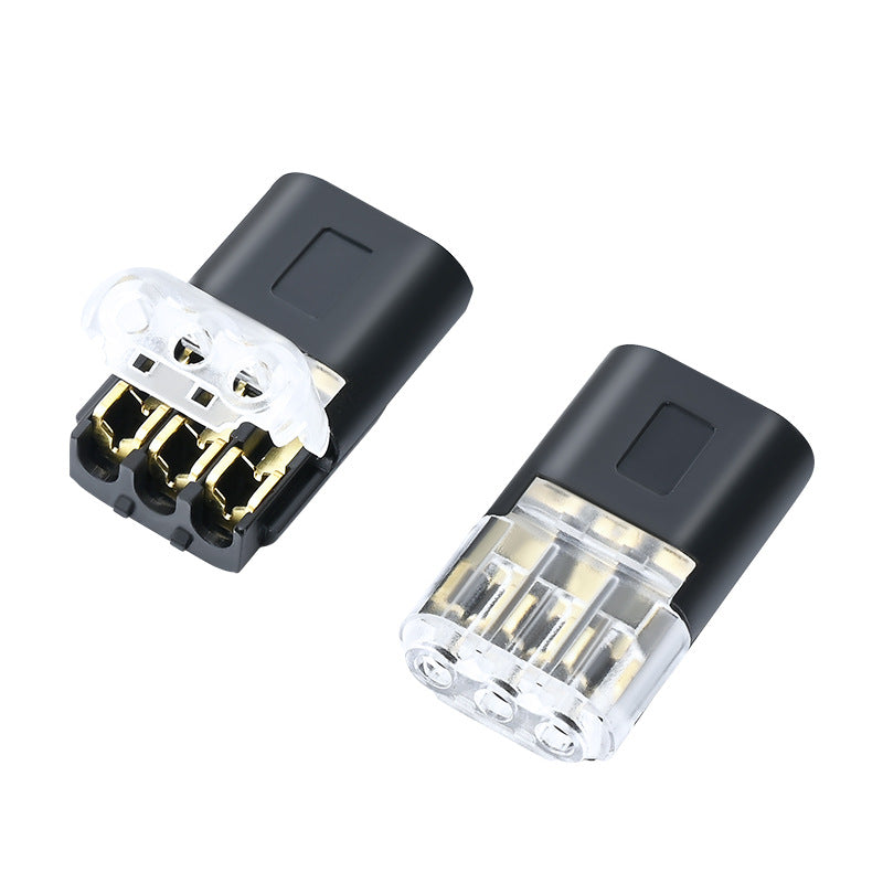 【40 piezas】🏆 Conector sin soldadura ni pelado de cables, enclavamiento de tres cables