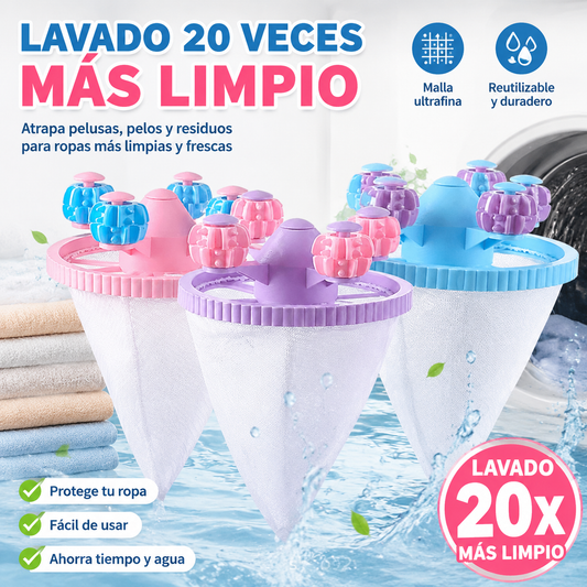 🌀6 piezas 25€✨ Filtro Flotante para Lavadora – Atrapa Pelusas, Cabellos y Pelos de Mascota en Cada Lavado 🧺