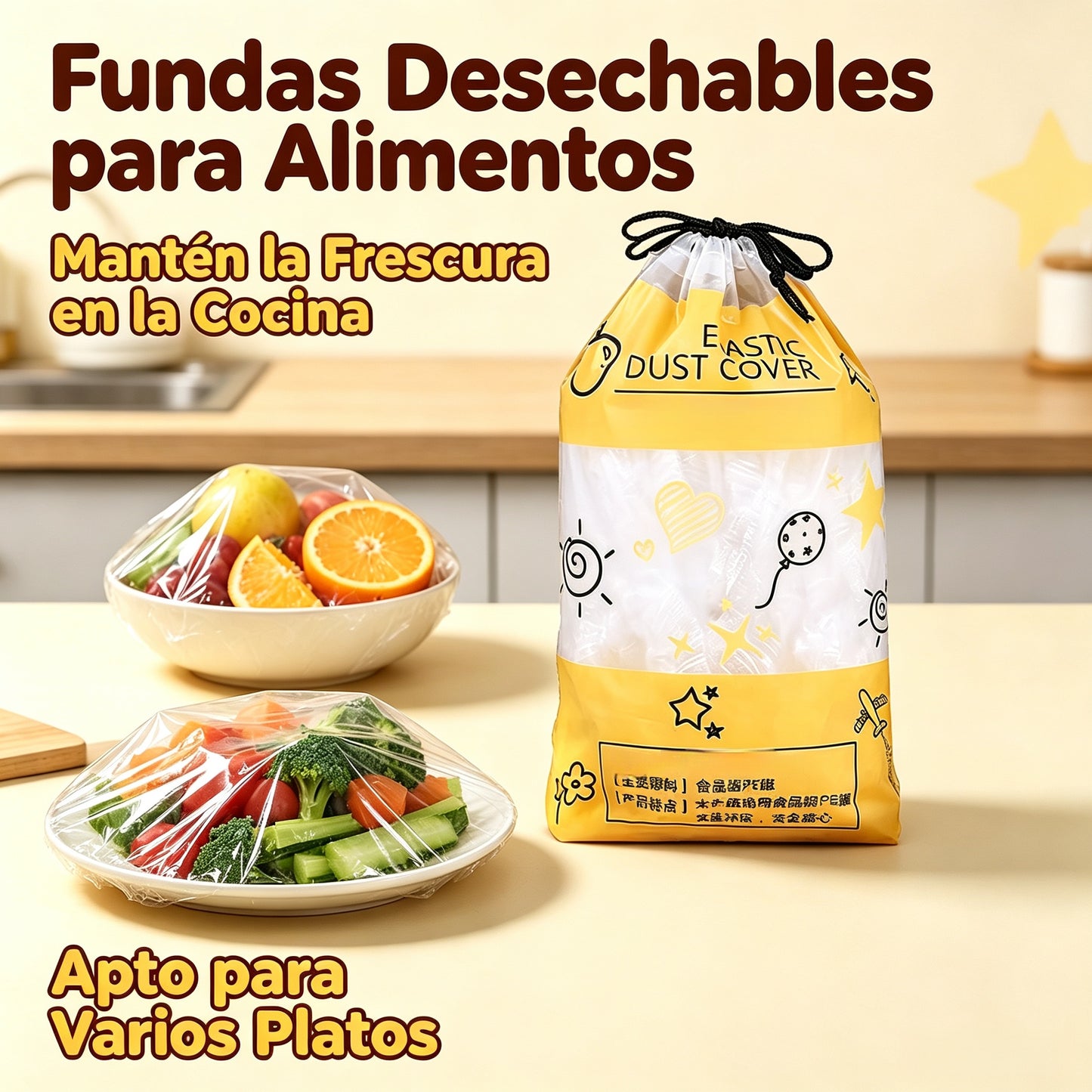 🔥【4 bolsa, 400 piezas - 29 euros】Tapa de frescura desechable de grado alimenticio