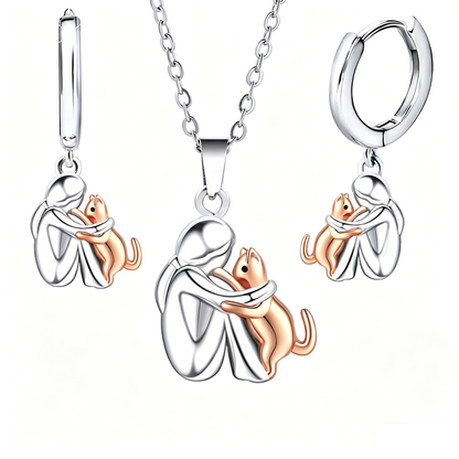 😻🐶 Un elegante conjunto de joyas, imprescindible para los amantes de los perros.