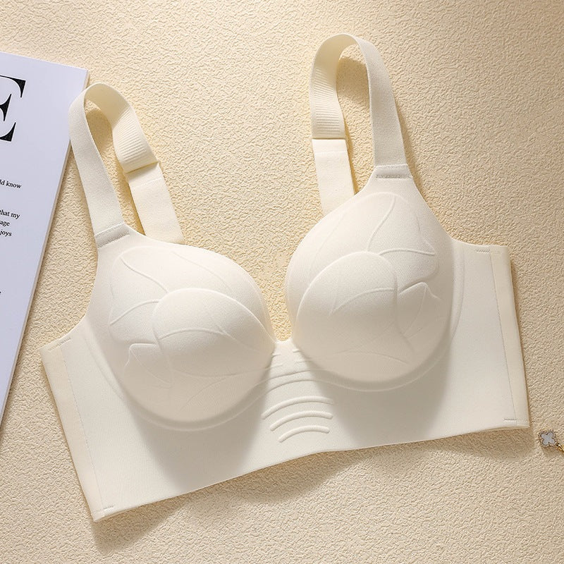 【Compra 1 y llévate 1 gratis】Ropa interior sin costuras de tallas grandes para mujer, sujetador push-up y de soporte para evitar la flacidez y la expansión hacia afuera.