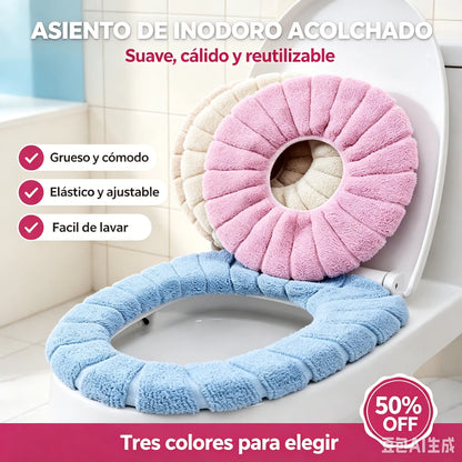 【2 piezas 25 euros】Asiento de inodoro universal cálido para invierno