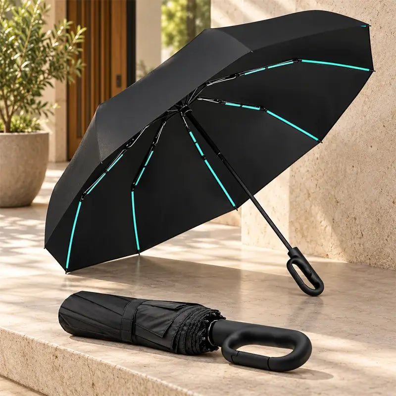 ☂️✨ Paraguas Automático Grande 2 en 1 | Paraguas para Lluvia y Sol con Protección UV y Diseño Elegante